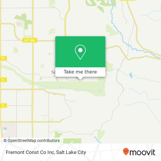 Fremont Const Co Inc map