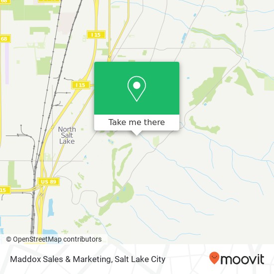 Mapa de Maddox Sales & Marketing