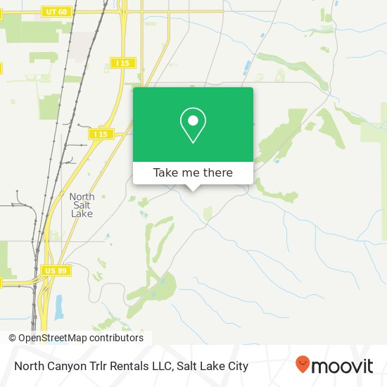 North Canyon Trlr Rentals LLC map