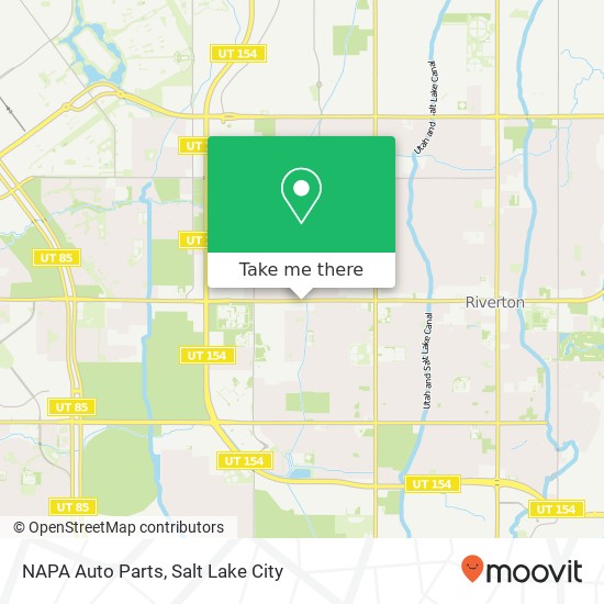 Mapa de NAPA Auto Parts