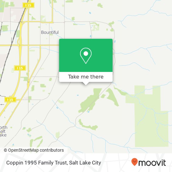 Coppin 1995 Family Trust map