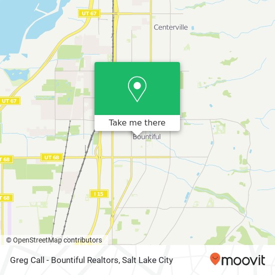 Mapa de Greg Call - Bountiful Realtors