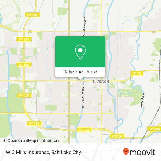 W C Mills Insurance map