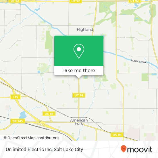 Unlimited Electric Inc map