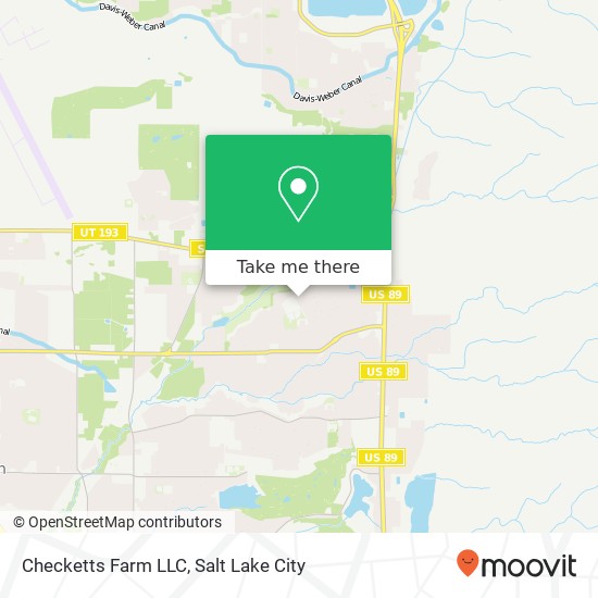 Mapa de Checketts Farm LLC