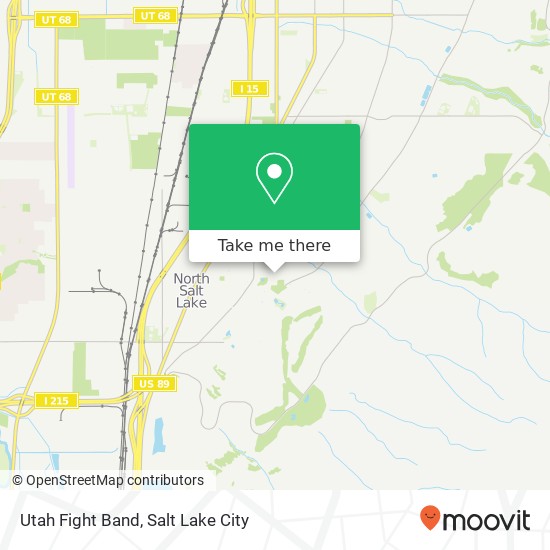 Mapa de Utah Fight Band