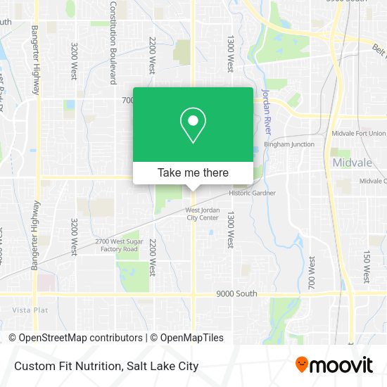 Custom Fit Nutrition map