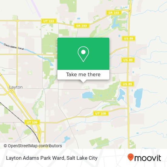 Layton Adams Park Ward map