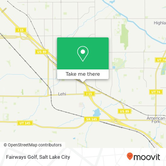 Fairways Golf map