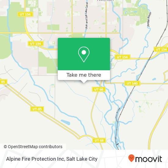 Alpine Fire Protection Inc map