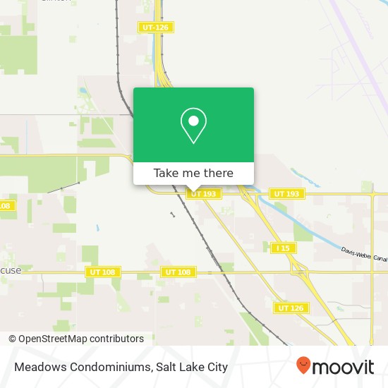 Meadows Condominiums map