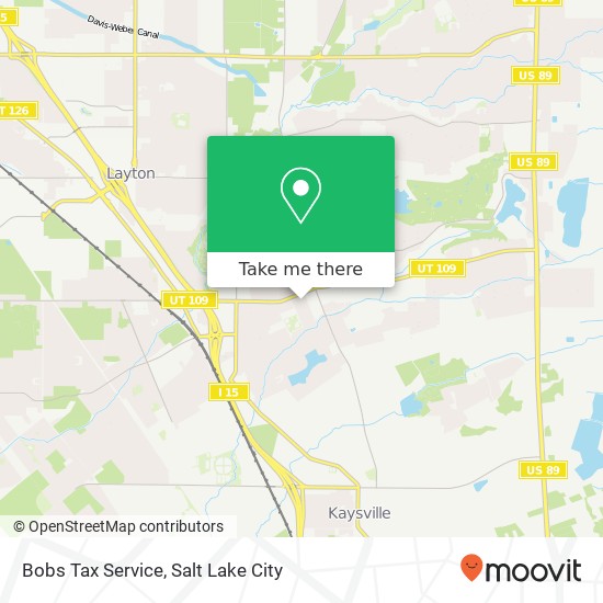 Bobs Tax Service map