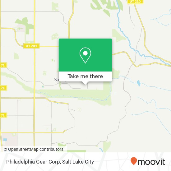Mapa de Philadelphia Gear Corp