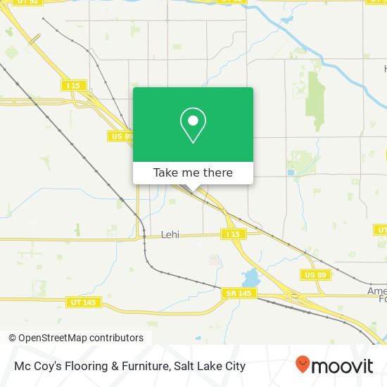 Mapa de Mc Coy's Flooring & Furniture