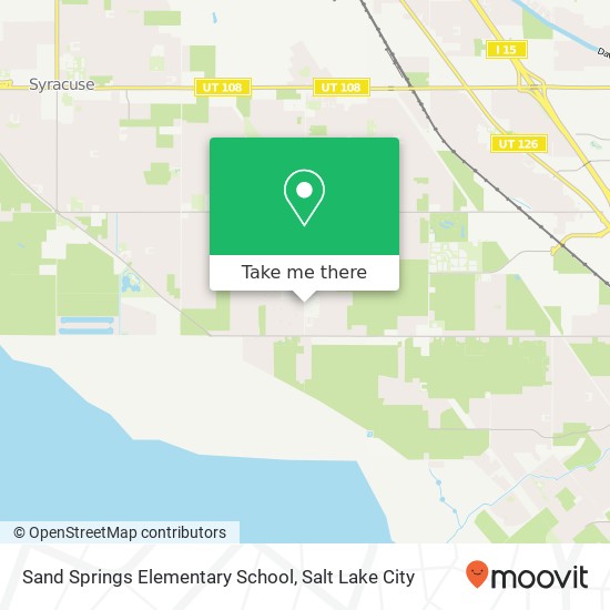 Sand Springs Elementary School map