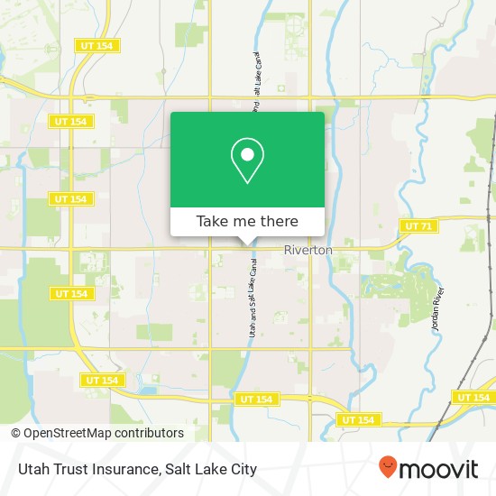 Mapa de Utah Trust Insurance