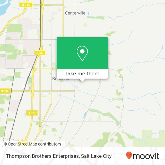 Thompson Brothers Enterprises map