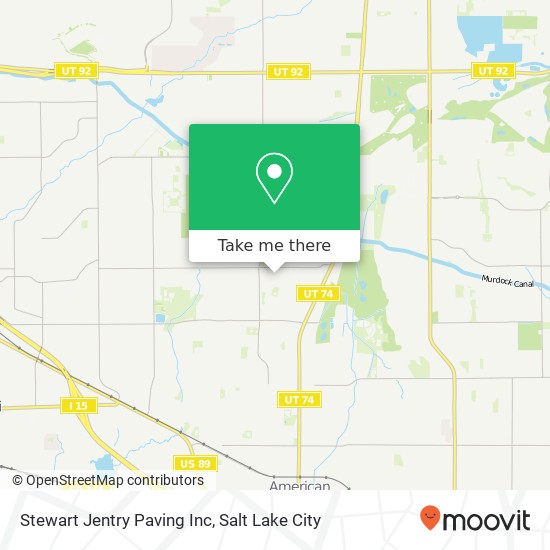 Stewart Jentry Paving Inc map