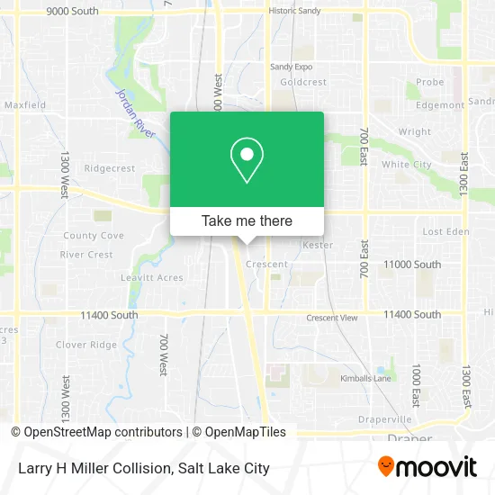 Mapa de Larry H Miller Collision