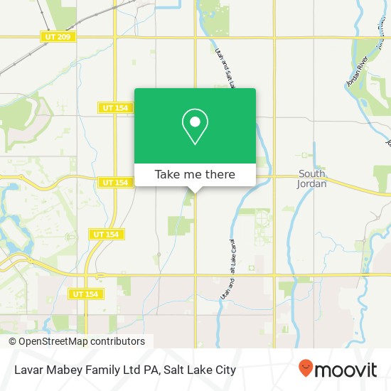 Lavar Mabey Family Ltd PA map