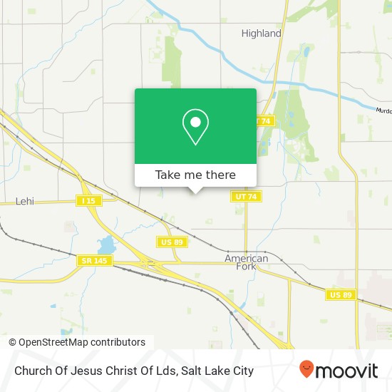 Church Of Jesus Christ Of Lds map