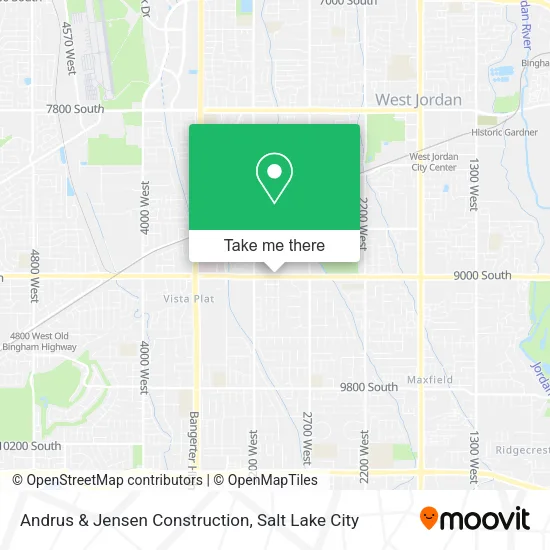 Andrus & Jensen Construction map
