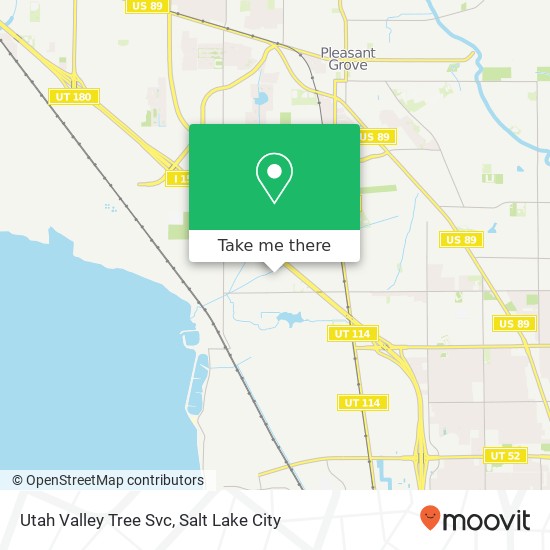 Mapa de Utah Valley Tree Svc