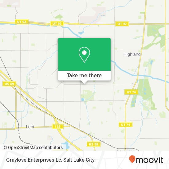 Mapa de Graylove Enterprises Lc