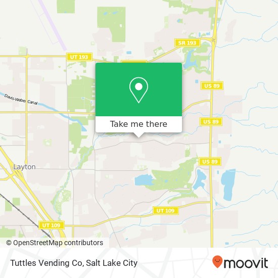 Tuttles Vending Co map