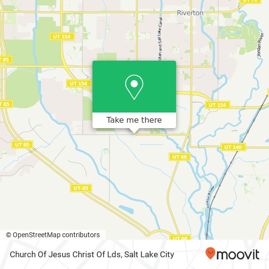 Mapa de Church Of Jesus Christ Of Lds