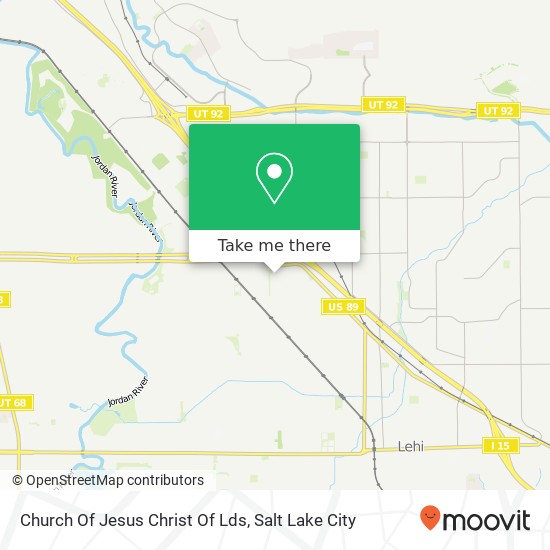 Mapa de Church Of Jesus Christ Of Lds