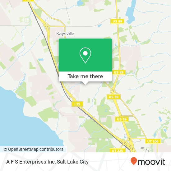 A F S Enterprises Inc map