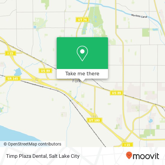 Timp Plaza Dental map