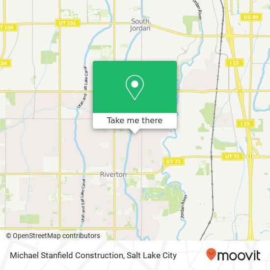 Mapa de Michael Stanfield Construction