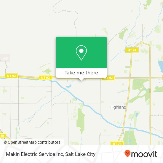 Mapa de Makin Electric Service Inc