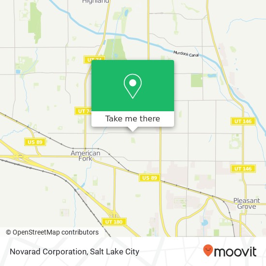 Novarad Corporation map