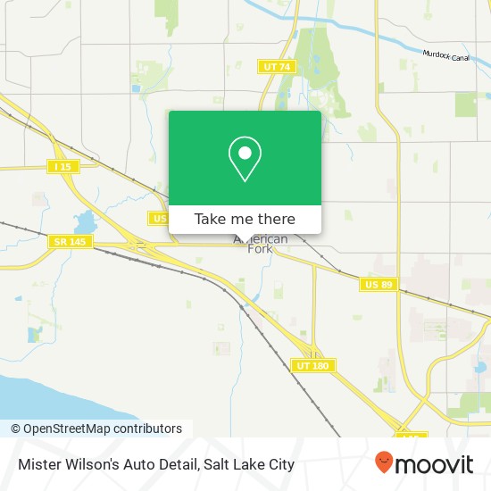 Mister Wilson's Auto Detail map