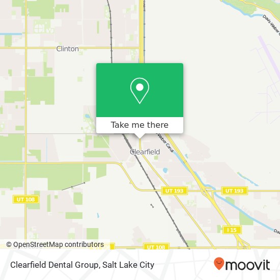 Clearfield Dental Group map