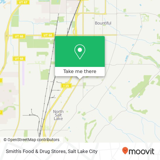 Mapa de Smith's Food & Drug Stores