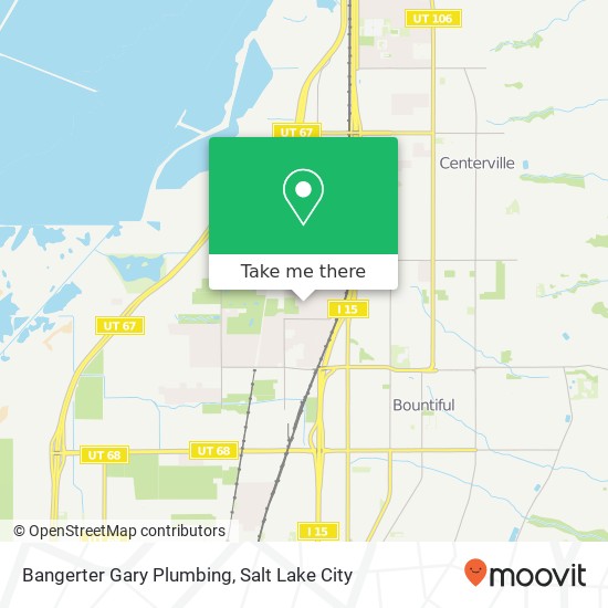 Mapa de Bangerter Gary Plumbing