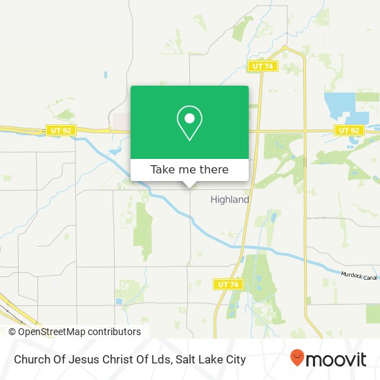 Mapa de Church Of Jesus Christ Of Lds