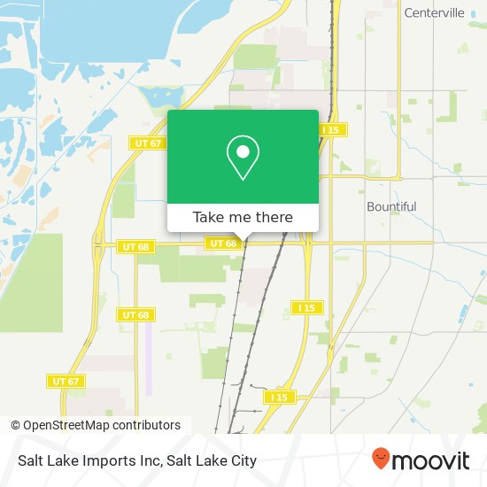 Salt Lake Imports Inc map