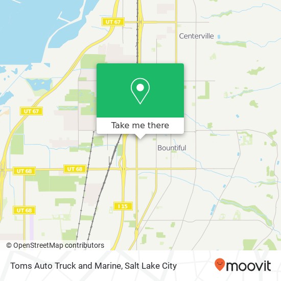 Mapa de Toms Auto Truck and Marine