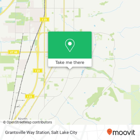 Grantsville Way Station map