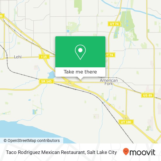 Taco Rodriguez Mexican Restaurant map