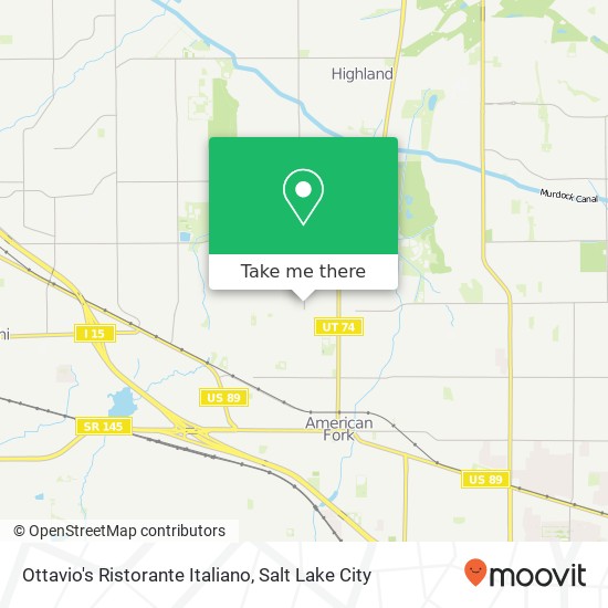 Ottavio's Ristorante Italiano map