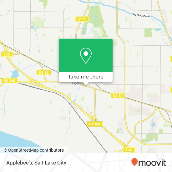 Applebee's map