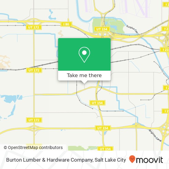 Mapa de Burton Lumber & Hardware Company