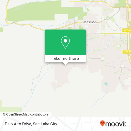 Palo Alto Drive map