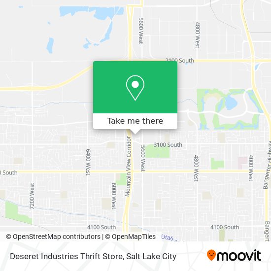 Mapa de Deseret Industries Thrift Store